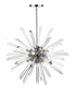 Z-Lite Burst 8 Light Chandelier in Chrome Finish Model: 4003-8CH