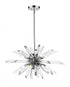 Z-Lite Burst 8 Light Chandelier in Chrome Finish Model: 4003-8L-CH
