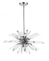 Z-Lite Burst 8 Light Chandelier in Chrome Finish Model: 4003-8L-CH