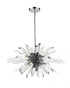 Z-Lite Burst 8 Light Chandelier in Chrome Finish Model: 4003-8L-CH