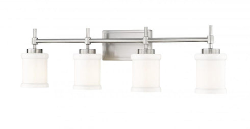 Z-Lite Cadoc 4 Light Vanity in Brushed Nickel Finish Model: 622-4V-BN