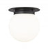 Z-Lite Calhoun 1 Light Flush Mount in Heritage Brass Finish Model: 7505F13-HBR