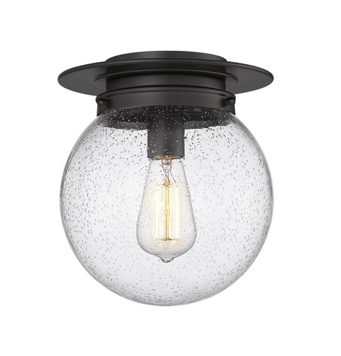 Z-Lite Calhoun 1 Light Flush Mount in Heritage Brass Finish Model: 7505F9-HBR