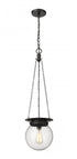 Z-Lite Calhoun 1 Light Pendant in Heritage Brass Finish Model: 7505P9-HBR