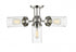 Z-Lite Calliope 4 Light Semi Flush Mount in Polished Nickel Finish Model: 617SF-PN