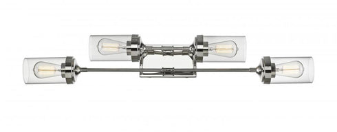 Z-Lite Calliope 4 Light Vanity in Polished Nickel Finish Model: 617-4V-PN