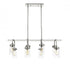 Z-Lite Calliope 8 Light Linear Chandelier in Polished Nickel Finish Model: 617-8L-PN