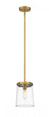 Z-Lite Callista 1 Light Pendant in Matte Black Finish Model: 3032MP-MB