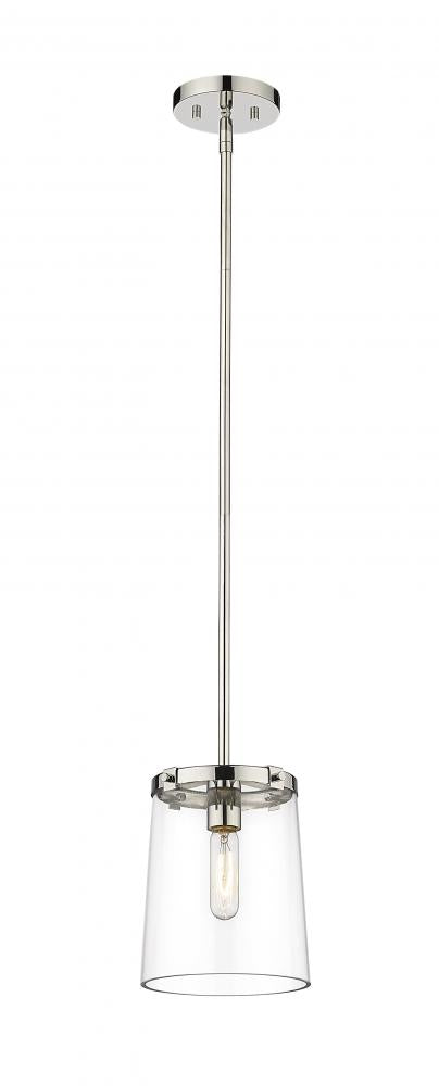 Z-Lite Callista 1 Light Pendant in Matte Black Finish Model: 3032MP-MB