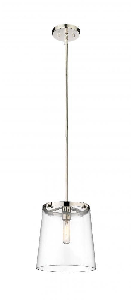 Z-Lite Callista 1 Light Pendant in Matte Black Finish Model: 3032P10-MB