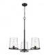 Z-Lite Callista 3 Light Chandelier in Matte Black Finish Model: 3032-3MB