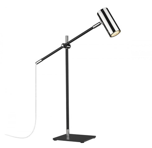 Z-Lite Calumet 1 Light Table Lamp in Matte Black Finish Model: 814TL-MB