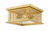 Z-Lite Camellia 2 Light Flush Mount in Brushed Nickel Finish Model: 333F2BN