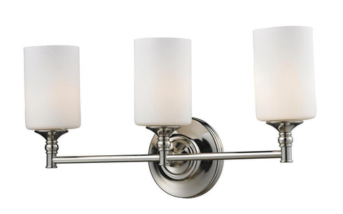 Z-Lite Cannondale 3 Light Vanity in Brushed Nickel Finish Model: 2102-3V