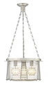 Z-Lite Cape Harbor 3 Light Pendant in Brushed Nickel Finish Model: 7503P18-BN