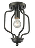 Z-Lite Cardinal 1 Light Flush Mount in Olde Bronze Finish Model: 414-12