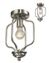 Z-Lite Cardinal 1 Light Flush Mount in Olde Bronze Finish Model: 414-12