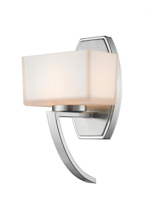 Z-Lite Cardine 1 Light Wall Sconce in Brushed Nickel Finish Model: 614-1SBN