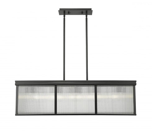 Z-Lite Carnaby 10 Light Pendant in Matte Black Finish Model: 7504-42L-MB