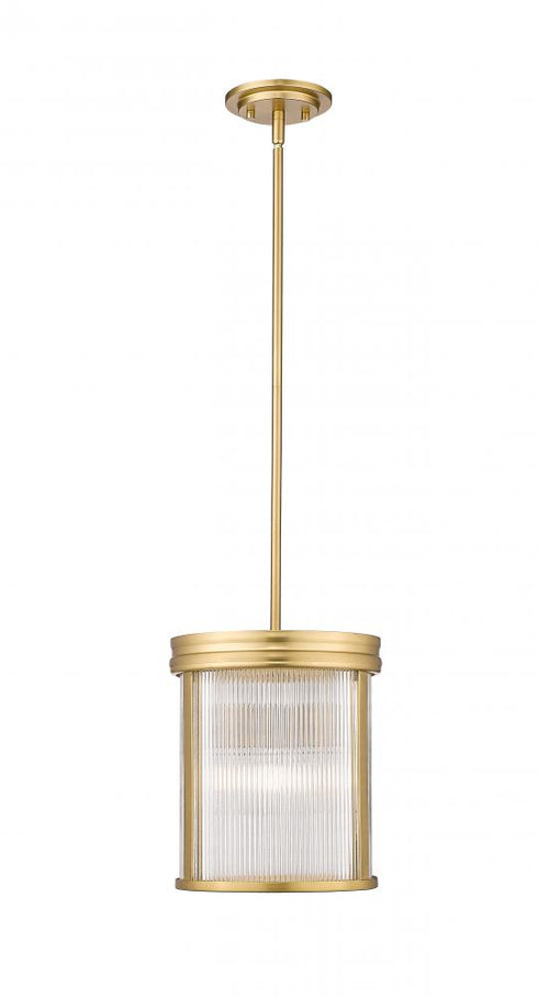 Z-Lite Carnaby 3 Light Pendant in Matte Black Finish Model: 7504P10-MB