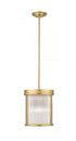 Z-Lite Carnaby 3 Light Pendant in Matte Black Finish Model: 7504P10-MB
