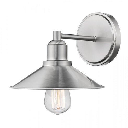 Z-Lite Casa 1 Light Vanity in Brushed Nickel Finish Model: 613-1V-BN