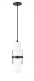 Z-Lite Cayden 1 Light Pendant in Brushed Nickel Finish Model: 1946P-BN
