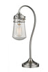 Z-Lite Celeste 1 Light Table Lamp in Brushed Nickel Finish Model: TL120-BN
