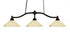 Z-Lite Chance 3 Light Billiard in Bronze Finish Model: 147BRZ-AGM14