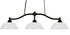Z-Lite Chance 3 Light Billiard in Bronze Finish Model: 147BRZ-DMO14