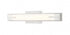 Z-Lite Chase 1 Light Vanity in Brushed Nickel Finish Model: 4100-23W-BN-LED