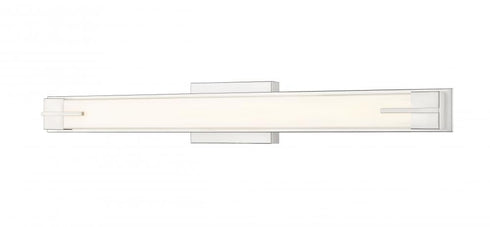 Z-Lite Chase 1 Light Vanity in Brushed Nickel Finish Model: 4100-33W-BN-LED