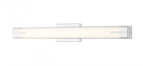 Z-Lite Chase 1 Light Vanity in Brushed Nickel Finish Model: 4100-33W-BN-LED
