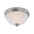 Z-Lite Chelsey 2 Light Flush Mount in Brushed Nickel Finish Model: 314F2-BN