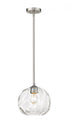 Z-Lite Chloe 1 Light Pendant in Brushed Nickel Finish Model: 490P10-BN