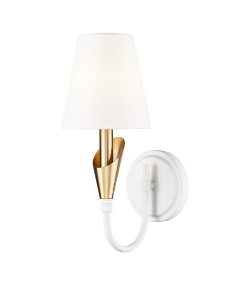 Z-Lite Claudelle 1 Light Wall Sconce in Matte Black Finish Model: 4014-1S-MB