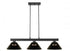 Z-Lite Cobalt 3 Light Billiard in Brushed Nickel Finish Model: 152BN-ARDB