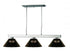 Z-Lite Cobalt 3 Light Billiard in Brushed Nickel Finish Model: 152BN-ARDB
