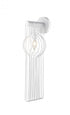 Z-Lite Contour 1 Light Wall Sconce in White Finish Model: 801-1SL-WH