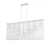 Z-Lite Contour 7 Light Linear Chandelier in White Finish Model: 801-7L-WH