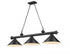 Z-Lite Cordon 3 Light Billiard in Brushed Nickel Finish Model: 2306-3BN-BN15