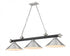 Z-Lite Cordon 3 Light Billiard in Brushed Nickel Finish Model: 2306-3BN-BN15