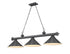 Z-Lite Cordon 3 Light Billiard in Brushed Nickel Finish Model: 2306-3BN-BN15