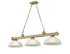 Z-Lite Cordon 3 Light Billiard in Brushed Nickel Finish Model: 2306-3BN-DMO14
