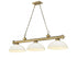 Z-Lite Cordon 3 Light Billiard in Brushed Nickel Finish Model: 2306-3BN-DMO14