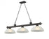 Z-Lite Cordon 3 Light Billiard in Brushed Nickel Finish Model: 2306-3BN-DMO14
