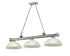 Z-Lite Cordon 3 Light Billiard in Brushed Nickel Finish Model: 2306-3BN-DMO14