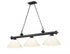 Z-Lite Cordon 3 Light Billiard in Brushed Nickel Finish Model: 2306-3BN-PGR