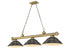 Z-Lite Cordon 3 Light Billiard in Brushed Nickel Finish Model: 2306-3BN-SBN