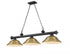 Z-Lite Cordon 3 Light Billiard in Brushed Nickel Finish Model: 2306-3BN-SBN
